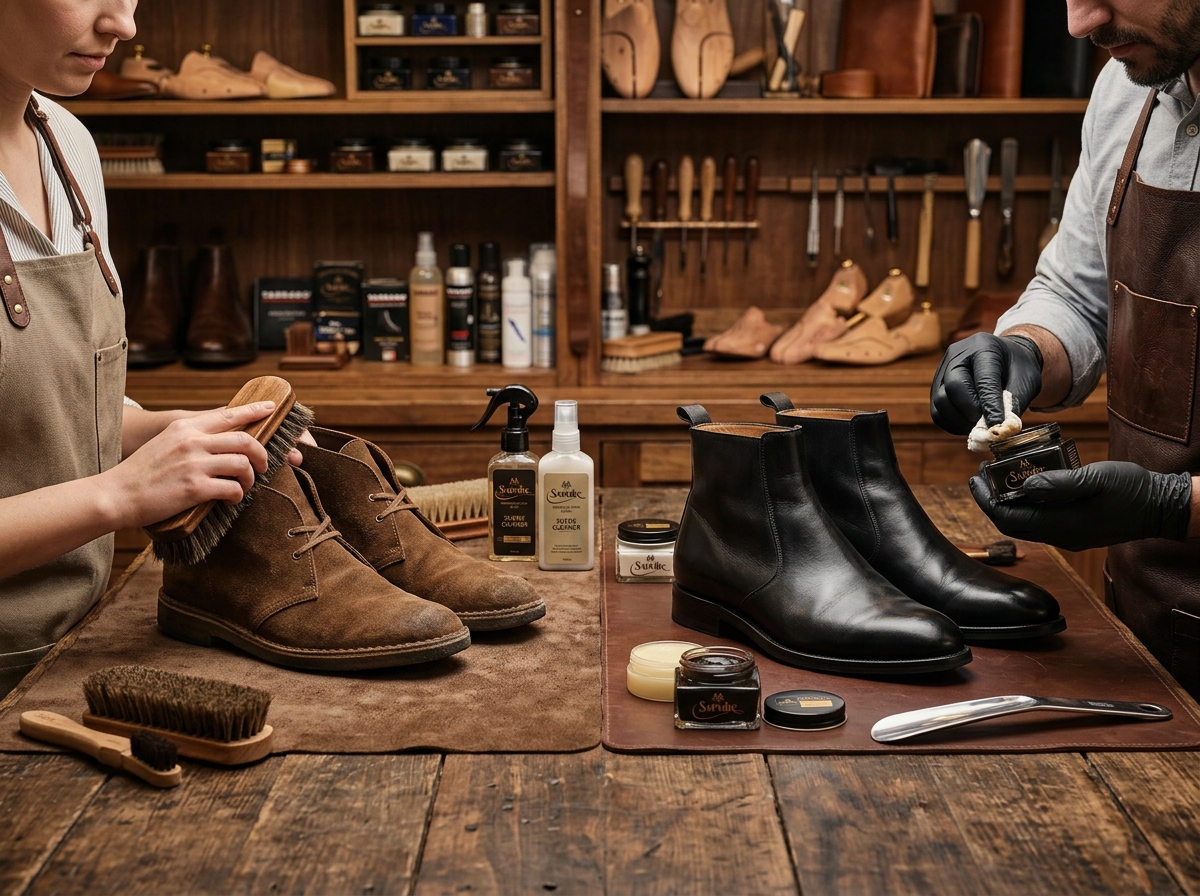 Suede & Velvet Boots Care